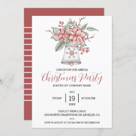 Convites Watercolor Christmas Bell