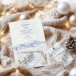 Convites Watercolor Christmas Winter Wonderland<br><div class="desc">Convide seus entes queridos para uma celebração mágica com nosso Convite à Terra Marinha de inverno de Watercolor no Natal! Este belo e trabalhado convite apresenta uma design de aquarela encantadora inspirada por uma serena, terra maravilhosa de neve, fazer a forma perfeita de dar o tom ao seu evento de...</div>