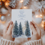 Convites Watercolor Christmas Winter Wonderland<br><div class="desc">Convide seus entes queridos para uma celebração mágica com nosso Convite à Terra Marinha de inverno de Watercolor no Natal! Este belo e trabalhado convite apresenta uma design de aquarela encantadora inspirada por uma serena, terra maravilhosa de neve, fazer a forma perfeita de dar o tom ao seu evento de...</div>