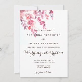 Convites Watercolor Deixa Casamento Chic