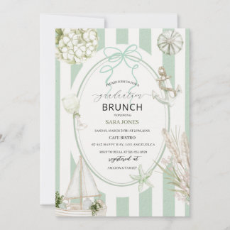 Convites Watercolor Elegant Wildflowers graduatioInvitation
