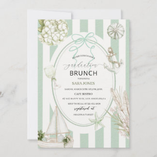 Convites Watercolor Elegant Wildflowers graduatioInvitation