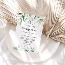 Convites Watercolor Eucalyptus Greenery Nuestra Boda