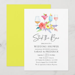 Convites Watercolor Floral Stock no Bar
