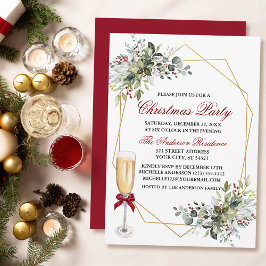 Convites Watercolor Greenery Berries - Vidro da Festa de Na
