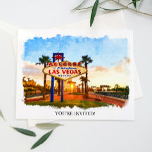 Watercolor Las Vegas - Sinal Casamento