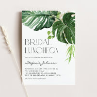 Watercolor Monstera Deixa O Almoço De Verão