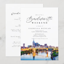 Watercolor Nashville Bachelorette Itinerary e