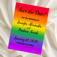 Watercolor Rainbow Orgulho gay Salve a placa de da