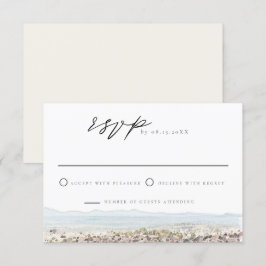 Convites Watercolor San Miguel Mexico RSVP Card