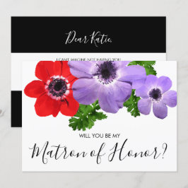 Convites Watercolor Seja Minha Matriz De Honra.