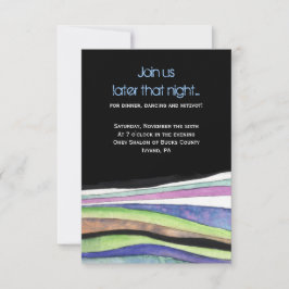 Convites WATERCOLOR SUNSET Bat Bar Mitzvah