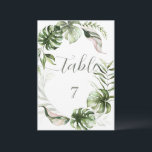 Convites Watercolor Tropical Leaves Greenery<br><div class="desc">Elegant watercolor tropical leaves and greenery. Beautifully designed invitation that can be customized with your name. Select the "customize" button to change the font style,  color,  and size.</div>