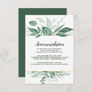 Convites Watercolor Wild Deixa Casamento Verde Caçador