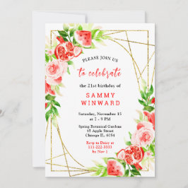 Convites Watermelon and Pomegranate Birthday