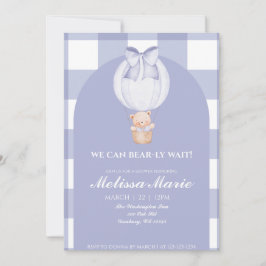 Convites We Can Bear-ly Wait Baby Shower Invite