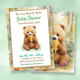 Convites We Can Bear-ly Wait! Boy's Baby Shower