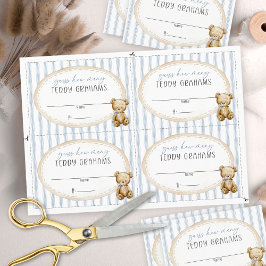 Convites We Can Bearly Wait Baby Shower Teddy Grahams Card