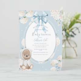 Convites We Can Bearly Wait Floral Whimsical Baby Shower