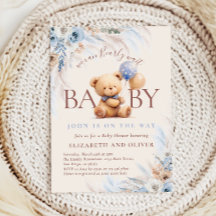 We Can Bearly Wait Teddy Bear Baby Shower