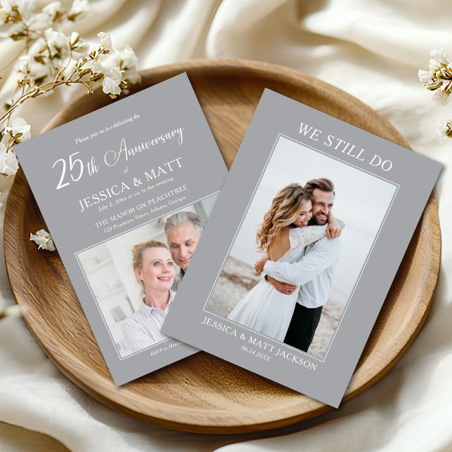 Convites We Still Do 25th Wedding Anniversary Celebration (Criador carregado)