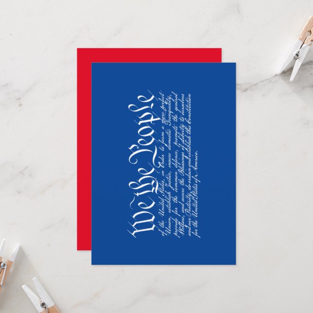 Convites We the People (Frente/Verso In Situ)