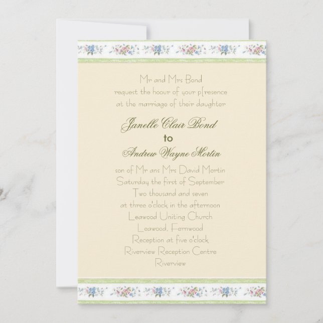 Convites Wedding (Frente)