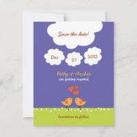 Wedding bonito dos pássaros do amor dos desenhos