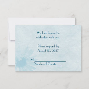Convites Wedding Daisy RSVP