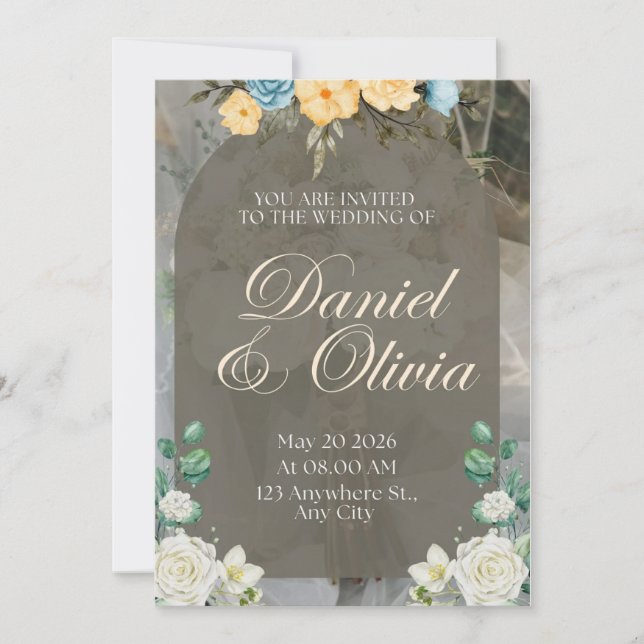 Convites wedding invitation (Frente)