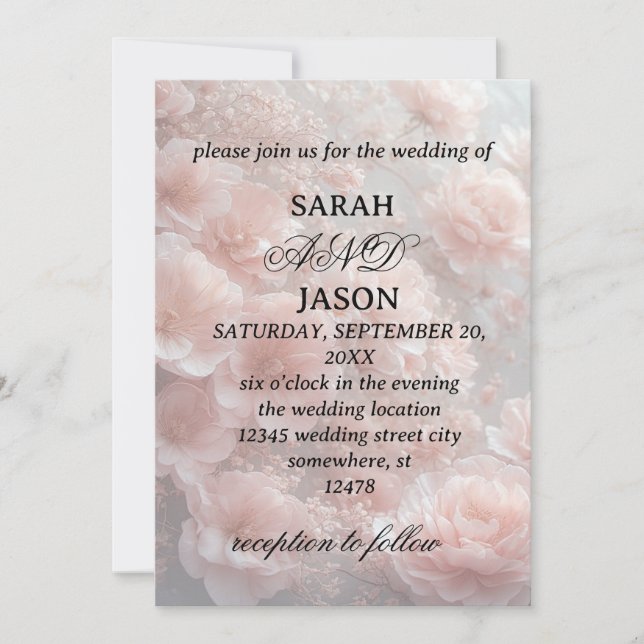 Convites Wedding invitation (Frente)