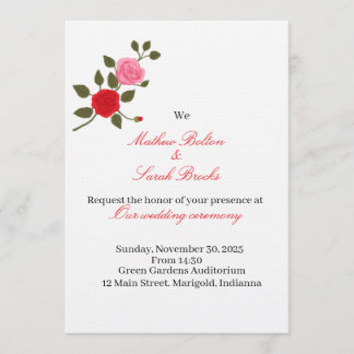 Convites Wedding Invitation