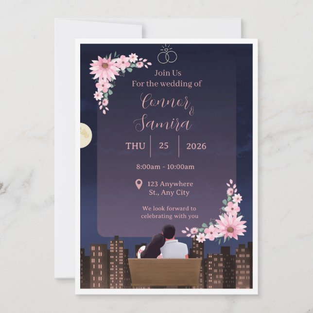 Convites Wedding invitation (Frente)