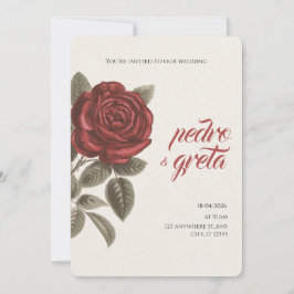Convites wedding invitation