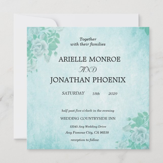 Convites wedding Invitation (Frente)