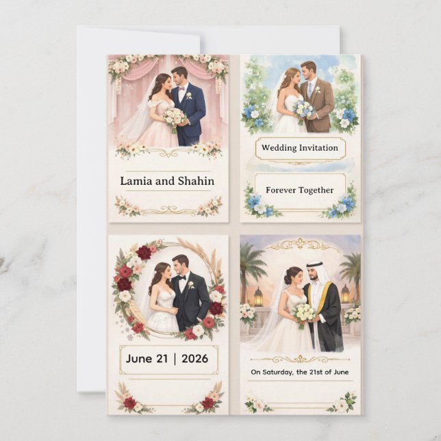 Convites Wedding Invitation (Frente)