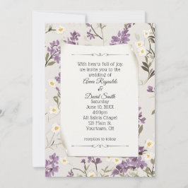 Convites Wedding Lilacs Design