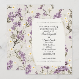 Convites Wedding Lilacs Design