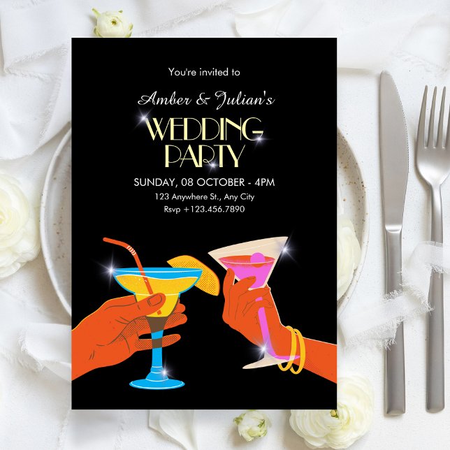 Convites Wedding party (Criador carregado)