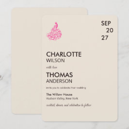 Convites Wedding Peacock Botanical | Couture Art