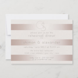 Convites Wedding Rehearsal Dinner | Esmagamento Moderno Ele