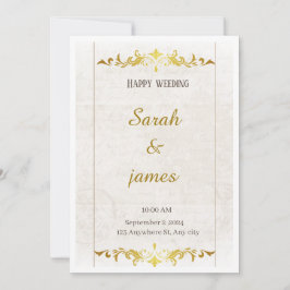 Convites Weeding invitation
