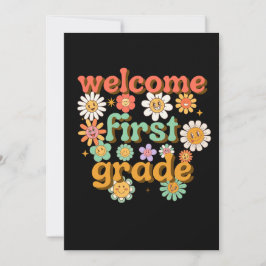 CONVITES WELCOME FIRST GRADE  FIRST DAY OF SCHOOL BACK