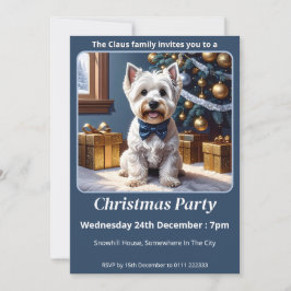 Convites West Highland White Terrier Natal