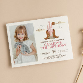 Convites West Wild West Country Cowgirl Rodeo Birthday