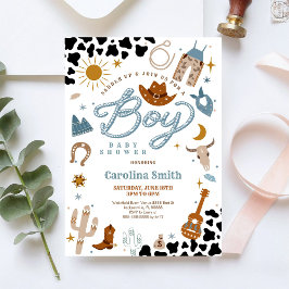Convites Western Cowboy Baby Shower Invitation