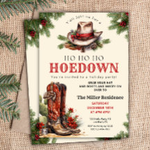 Western Holiday Hoedown, cowboy de Natal