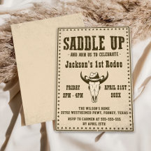 Western Saddle Junta-Se A Nós Para O Aniversário