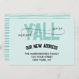 Convites Weve Moved Y'all Moving Announcement