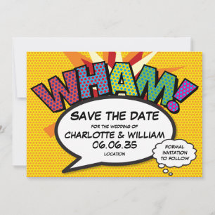 Convites WHAM Divirtam-se no Dia Retro da Arte Pop da Revis
